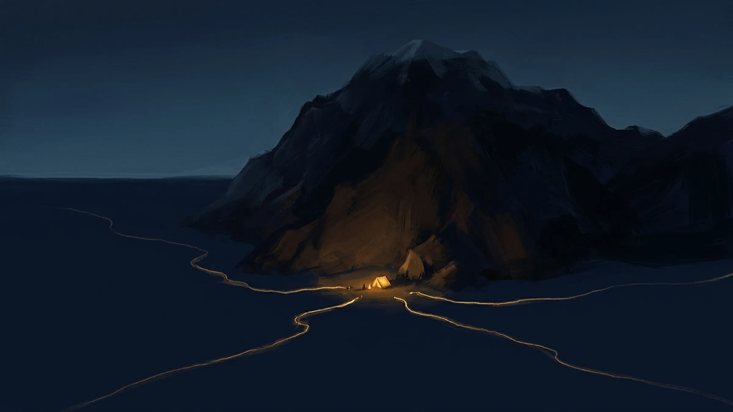 Base Camp: five small streams, one climb.